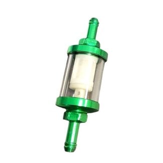 benzinefilter 101 octane demontabel 7mm groen
