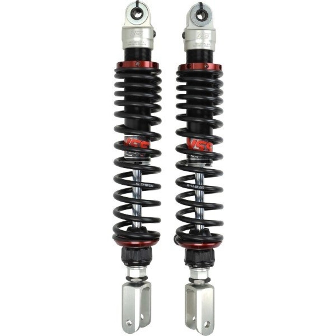 schokbrekerset yss achter hydraulisch g-sport zwart/alu sym, gts 300 ie, Sym joymax 300