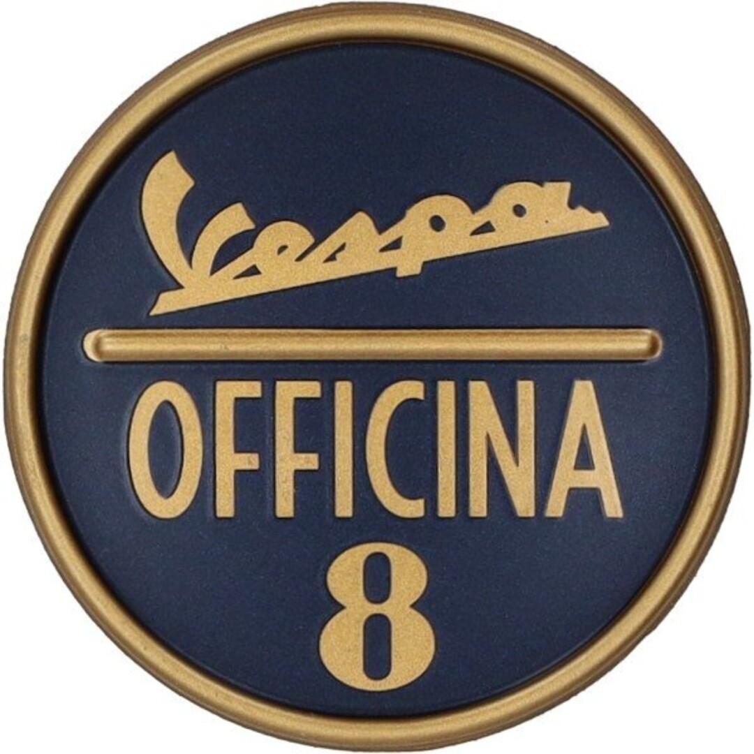 embleem Piaggio origineel woord [officina 8] sprint, primavera 2h007471