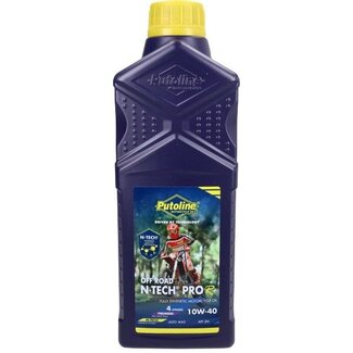 motorolie putoline 10W40 vol synth. N-TECH® PRO R+  off road 1L fles 74352
