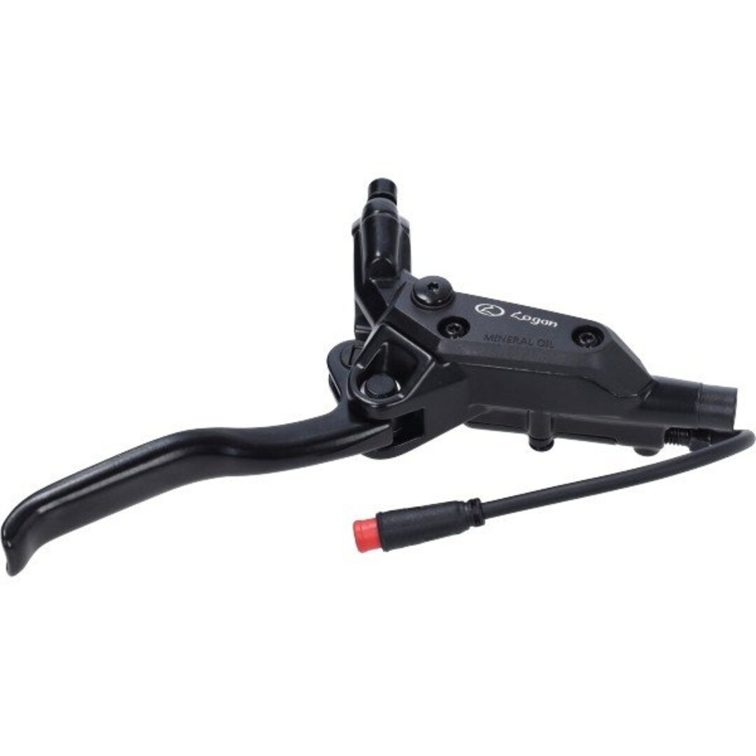 remhendel + pomp hydraulisch V20 logan, stekker 2 polig (ronde stekker) rechts fatbike