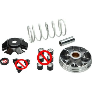 Piaggio variokit malossi snel euro-2/4/5 (mist vario ring/rol/gelij rub/) past op lx 4t-4v, primavera, sco piaggio 4t-2v, sco piaggio 4t-3v I-get, sprint, zip 5111597