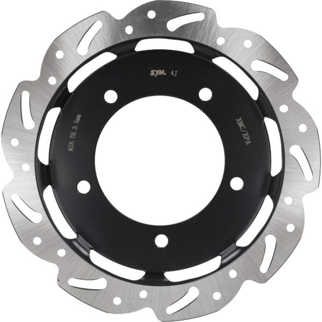 remschijf Sym origineel euro-4/5 voor past op jet 14, jet-14 125, symphony, symphony st, symphony st 125 45121-xmc-000