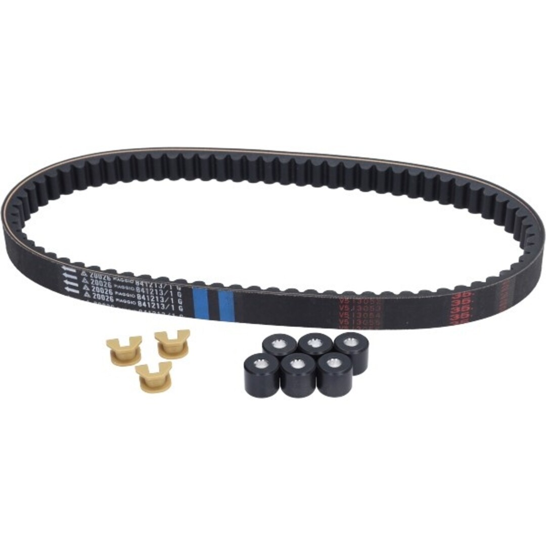 onderhoudskit Piaggio origineel variorolsets v-snaar 125cc fly 125cc, habana, lx 125cc, mojito, sportcity one 125cc, liberty 125cc 1r000432