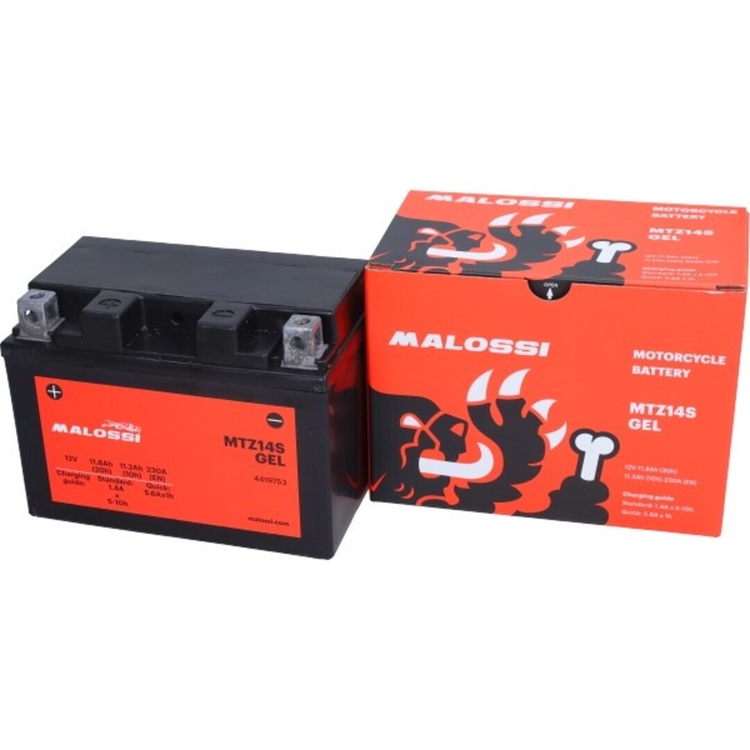 accu malossi mtz14s/ytz14s gel ak550, downtown 350, xadv750, xciting 400 4419753
