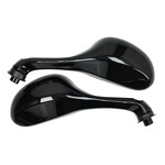 Gilera runner Spiegelset Fast Arrow painted zwart glans voor Piaggio Zip 2000 en Gilera Runner
