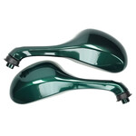 Gilera runner Spiegelset Fast Arrow painted British racing groen voor Piaggio Zip 2000 en Gilera Runner