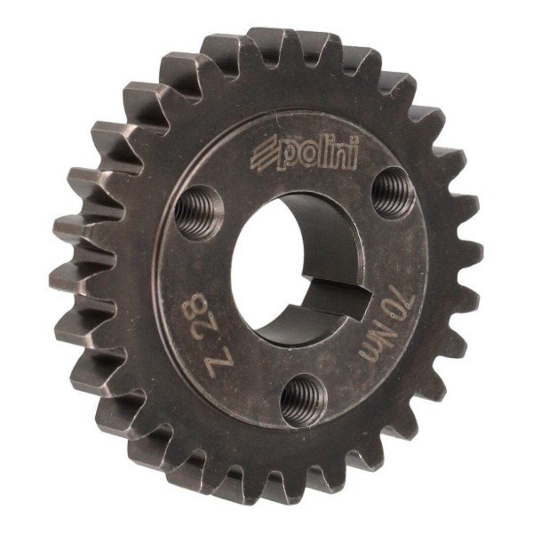 tandwiel polini primair 28 tands pk50, vespa 125cc, vespa 50 202.1419