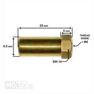 Puch UITLAATMOER PUCH MAXI M6 LANG (1)