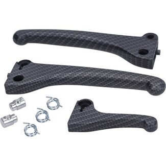 remgreepset + startgreep carbon bromfiets vespa