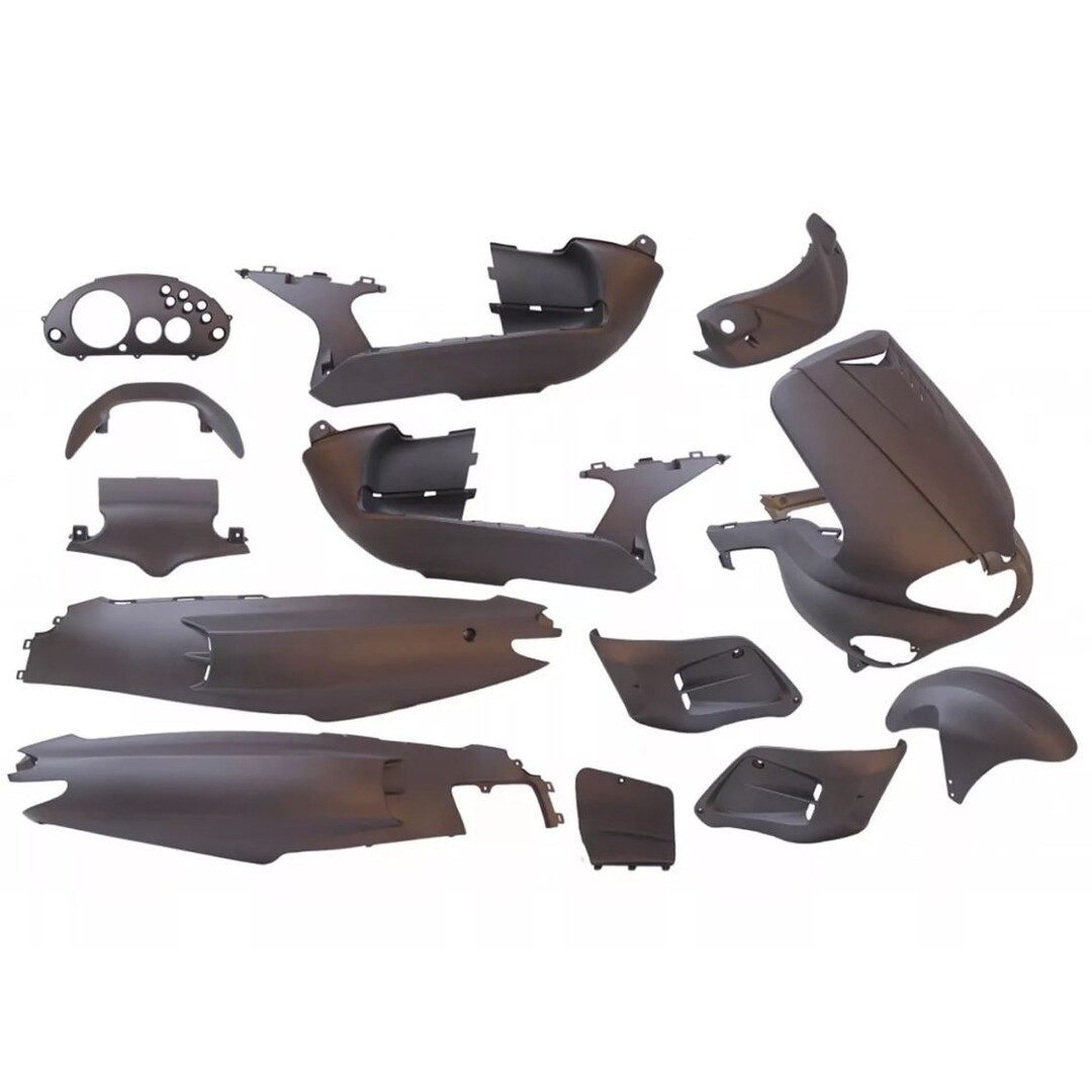 plaatwerkset tot 2005 mat grijs 13-delig runner 125cc 2t, runner 180cc 2t, runner purejet, runner