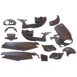 Gilera runner plaatwerkset tot 2005 mat grijs 13-delig runner 125cc 2t, runner 180cc 2t, runner purejet, runner