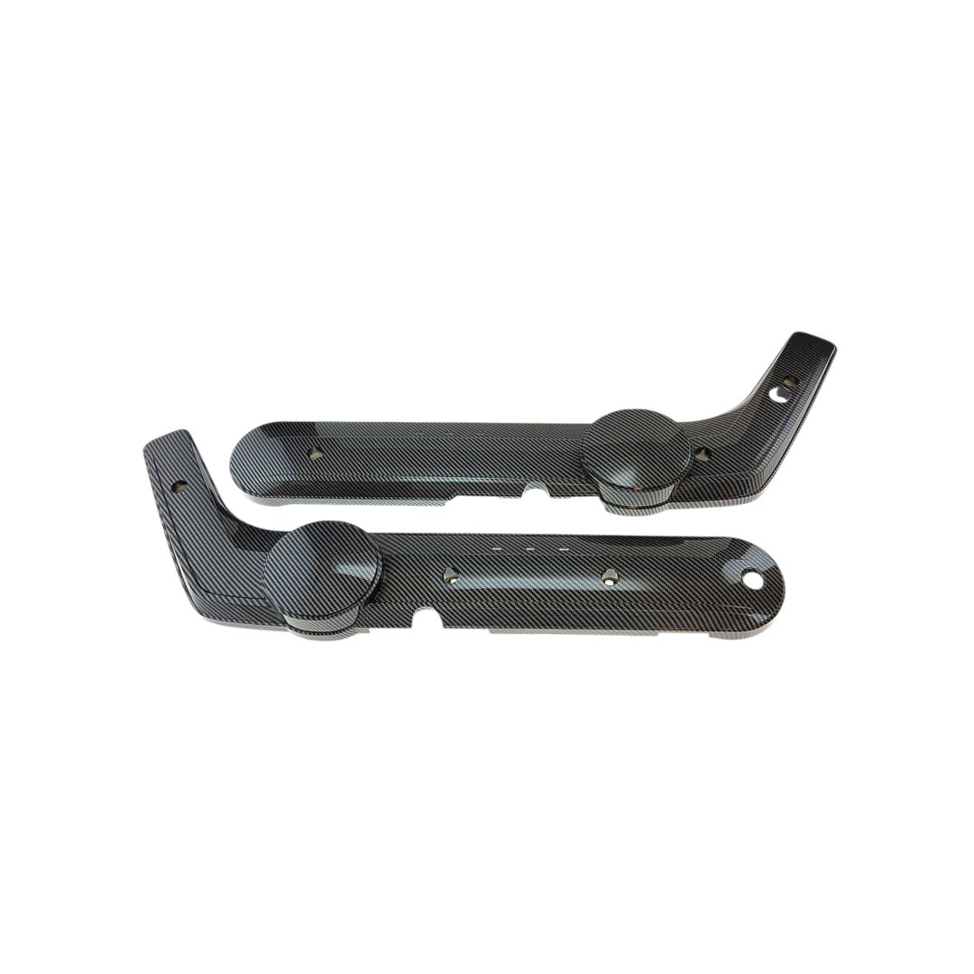 Vespa si, ciao, citta zijschermset A-kwaliteit (made in zwitzerland) carbon glans ciao mono