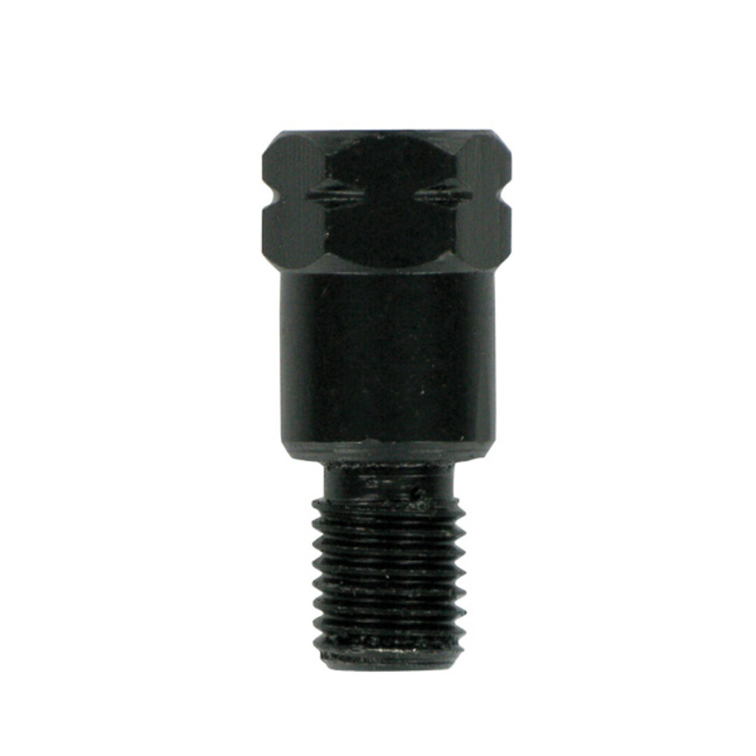 adapter spiegel universeel links naar rechts draad m10x1.25 zwart lampa