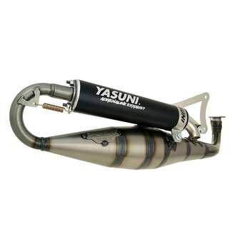 uitlaat yasuni carrera c16 zwart minarelli hor tub906b