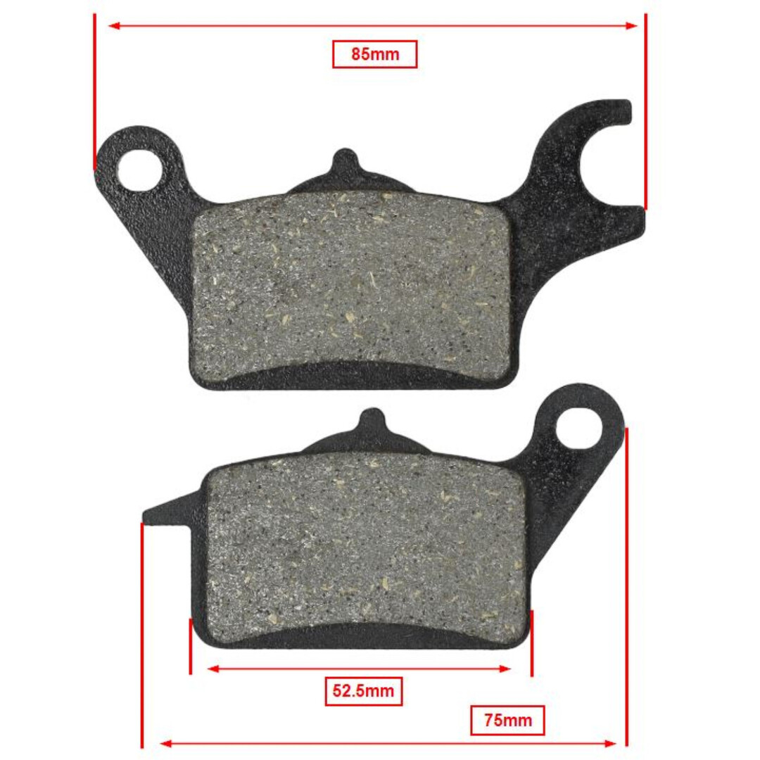 Remblokset Newfren achterzijde voor Niu N1s, Delivery, Honda Wave 110/125 en Kawasaki Z Pro 125 (FD0519)