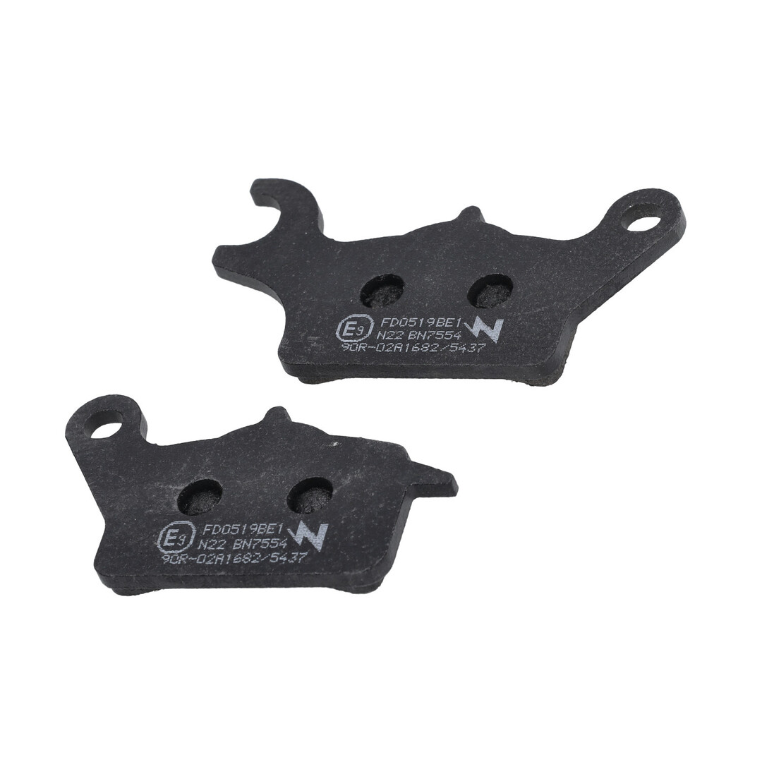 Remblokset Newfren achterzijde voor Niu N1s, Delivery, Honda Wave 110/125 en Kawasaki Z Pro 125 (FD0519)