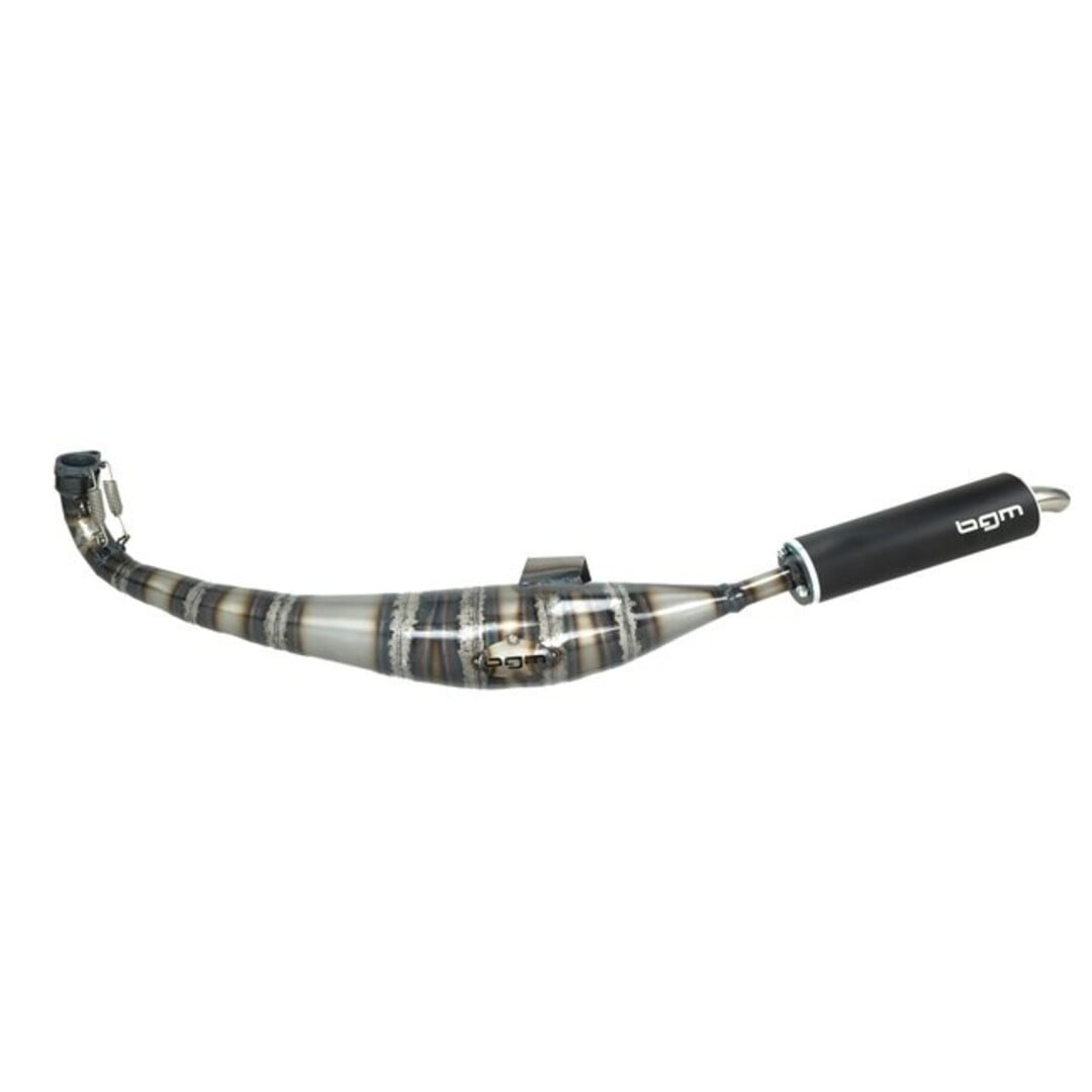 Puch BGM expansie sportuitlaat blank/zwart voor Puch Maxi