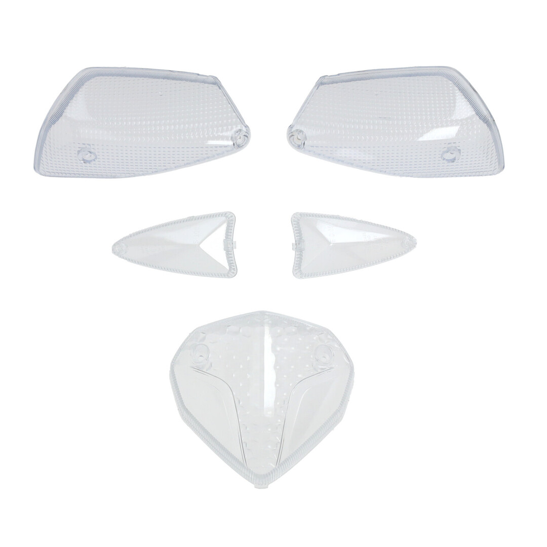 knipperlichtglasset DMP + achterlichtglas helder aerox 2013