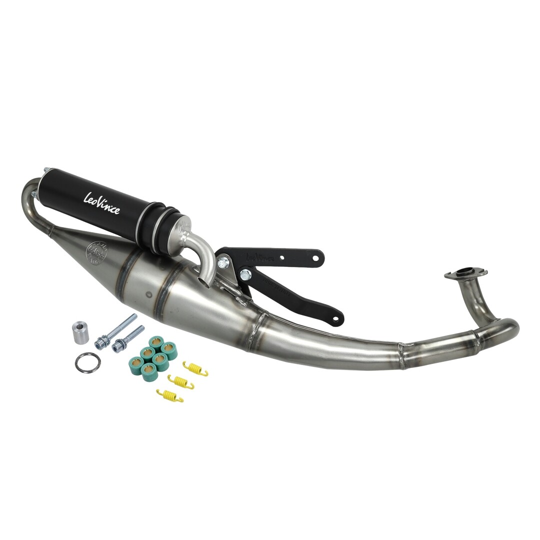 uitlaat Leovince hand made tt black edition jet force, speedfight 3 4059b