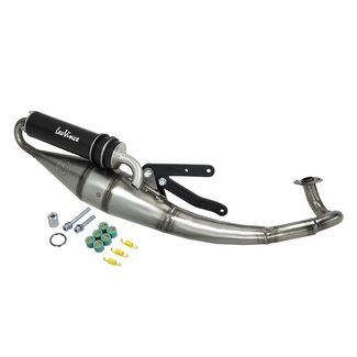 uitlaat Leovince hand made tt black edition jet force, speedfight 3 4059b