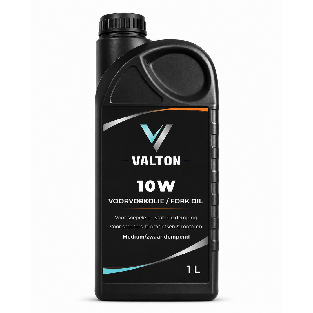 Valton voorvorkolie 10W 1 liter voor scooters, brommers, motoren en schokdempers