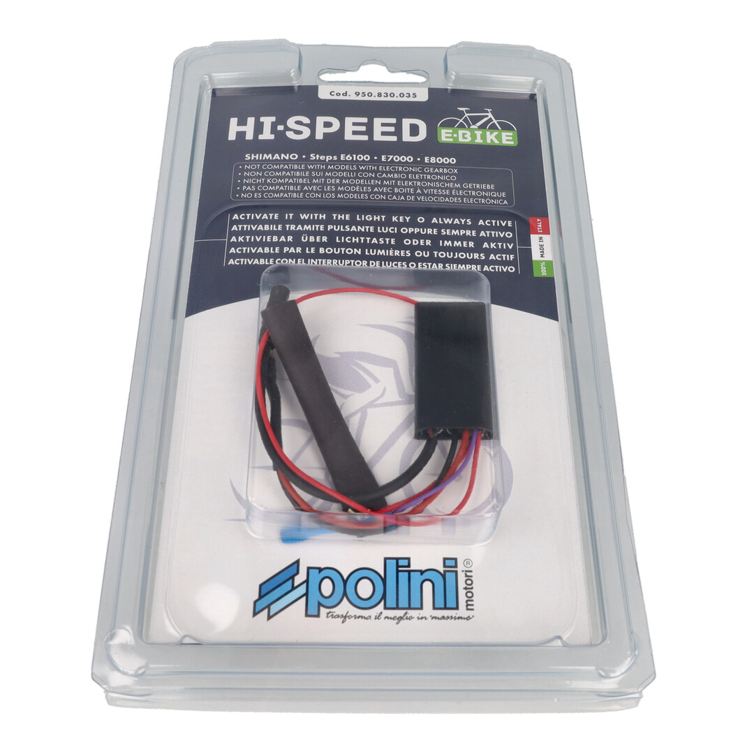 Polini Polini Hi-Speed tuning dongel voor Shimano Steps E6100, E7000 en E8000 e-bike motoren