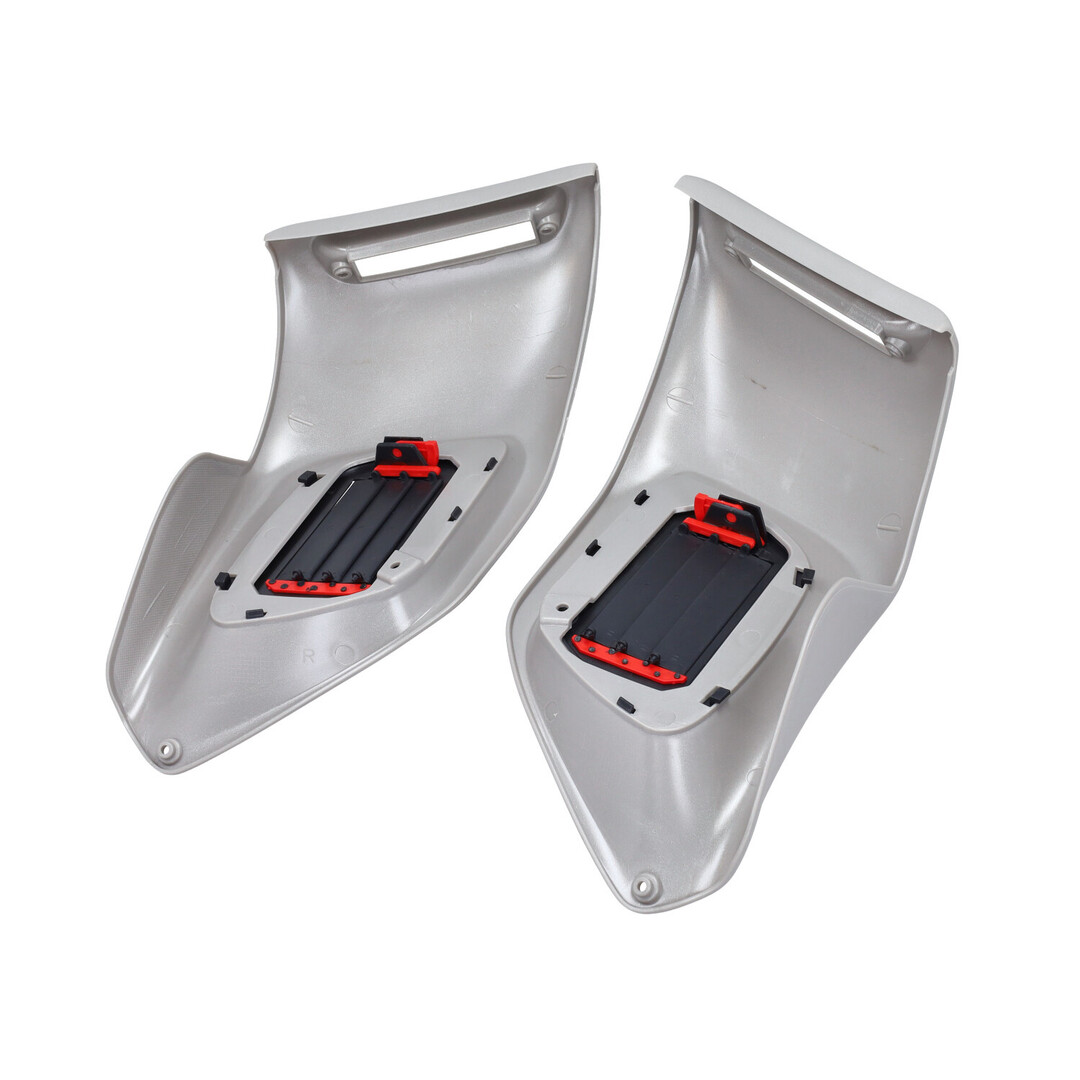 Gilera Radiateurfront set grijs met roosters voor Gilera Runner 50/125/180/200