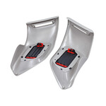 Gilera runner Radiateurfront set grijs met roosters voor Gilera Runner 50/125/180/200