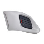 Gilera runner Radiateurfront set grijs met roosters voor Gilera Runner 50/125/180/200