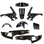 Gilera runner Origineel model plaatwerkset 9-delig zwart glans voor Gilera Runner 50cc, 125cc en 180cc