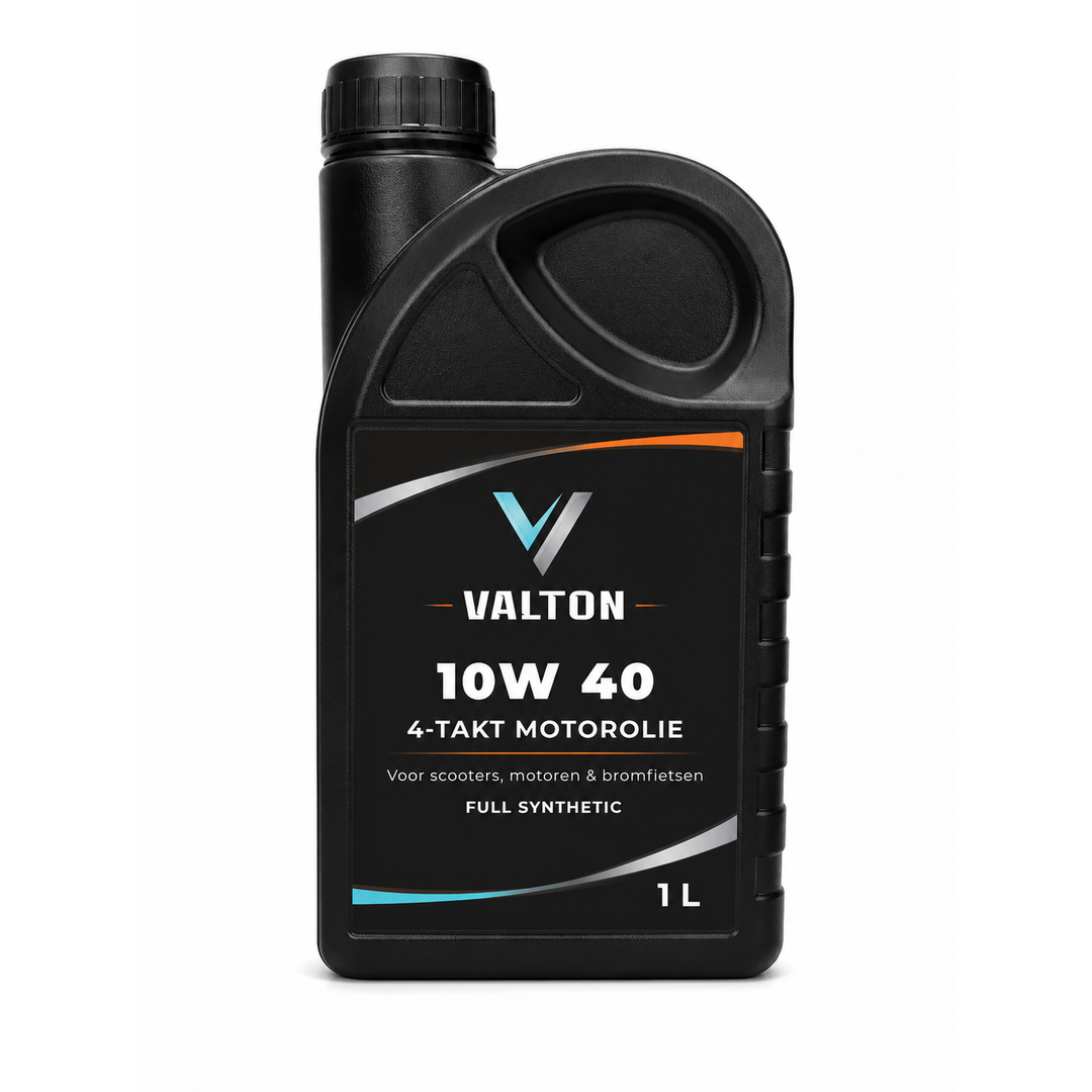 Valton  Valton 10W40 4-takt motorolie volledig synthetisch 1 liter voor scooters, motoren en bromfietsen