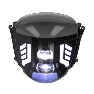 Fast-Arrow koplamp Fast Arrow Pro led double eye smoke zip2000, piaggio