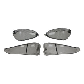 Gilera runner knipperlichtglas set smoke 4pcs gilera runner 50/125/180