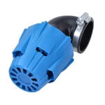 powerfilter polini haaks universeel 90 graden 46mm blauw 203.0185