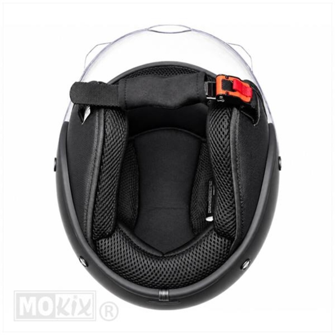 MKX Village-1 Jethelm Mat Zwart Maat M