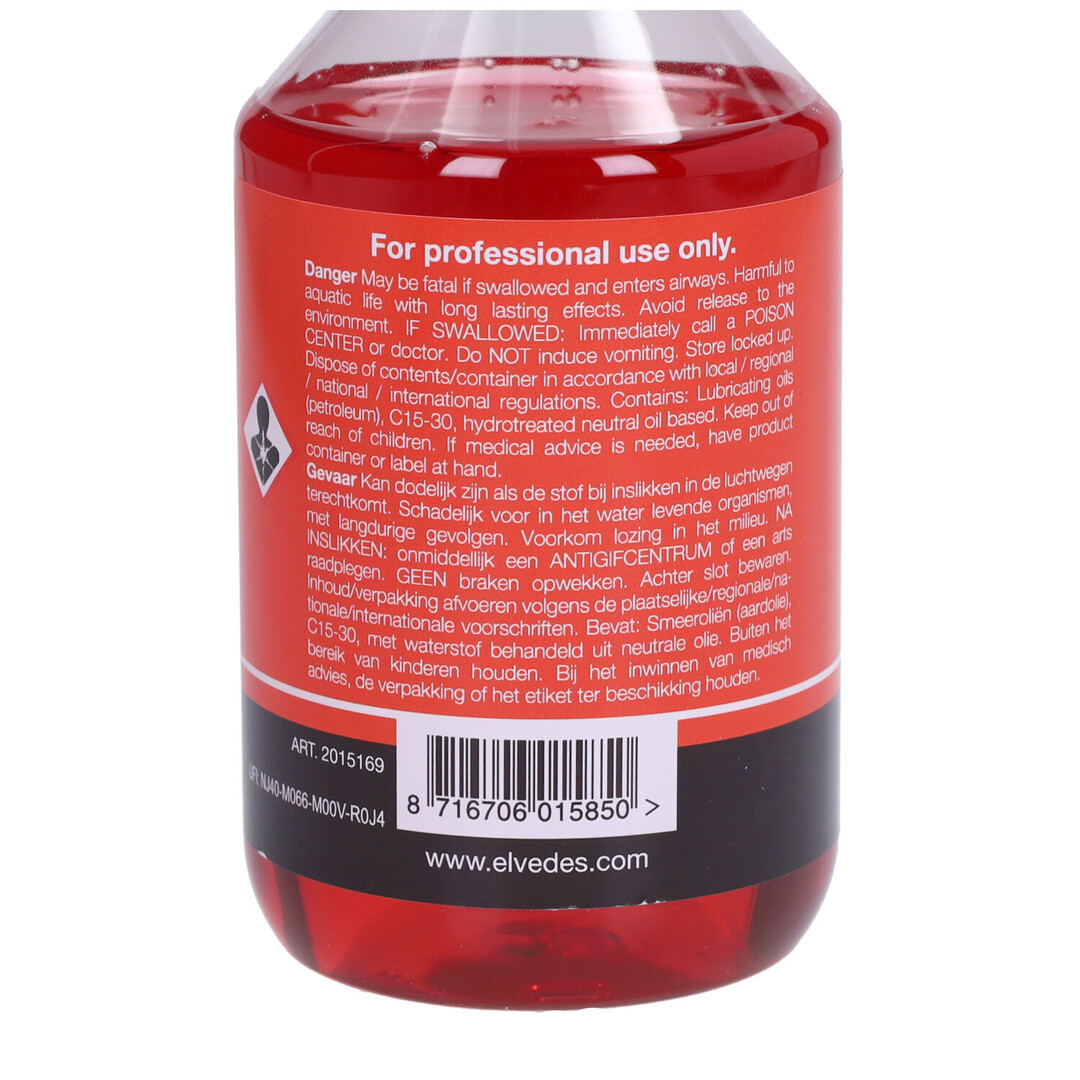 Elvedes minerale remvloeistof rood 250 ml voor Shimano hydraulische schijfremmen fiets & fatbike