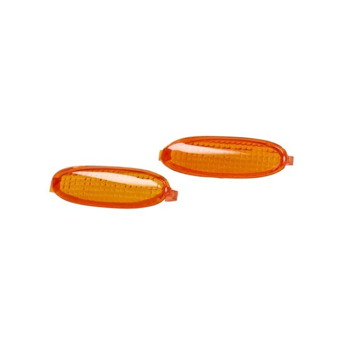 reflector stuurkap set oranje 2pcs gilera, runner, runner 125cc 2t, runner 180cc 2t