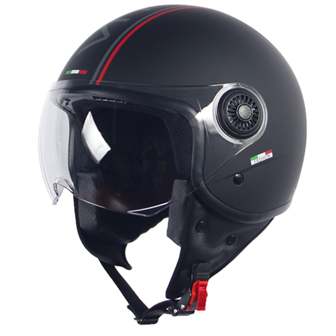 HELM VITO JET LORETO FASHION MATT BLACK L