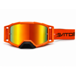 Vito VITO Pulse crossbril oranje/zwart met rood-oranje Revo vizier en anti-slip strap