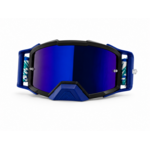 Vito VITO Pulse crossbril zwart met blauwe strap en blauw Revo vizier