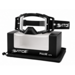 Vito VITO Pulse crossbril zwart met clear transparant vizier en anti-slip strap