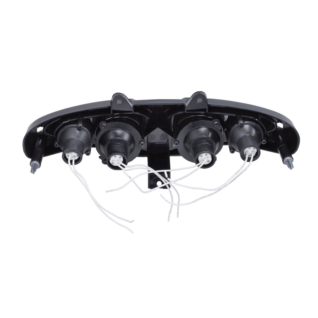 Koplampunit halogeen 4 lampen zwart voor Gilera Runner 50 / 125 / 180