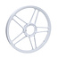 Puch wiel ster maxi/puch 17 inch wit voor/achter