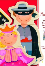 Djeco Speelgoed Houten Magneten Kinder Verkleedpartij (vanaf 2 jaar)