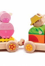 Djeco Speelgoed Creaferme Boerderijtrein (vanaf 12 maanden)