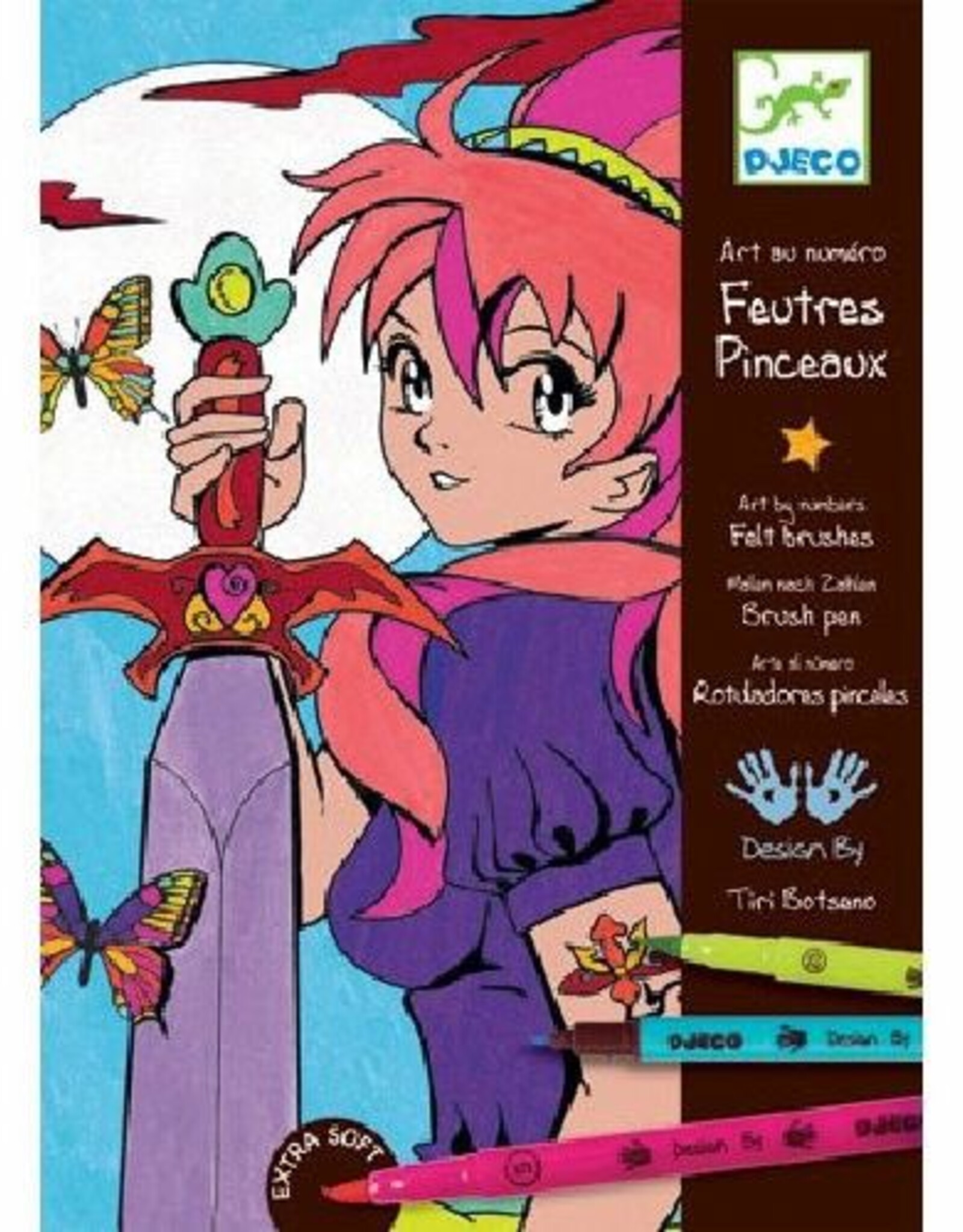 Djeco Speelgoed Verfstiften Manga (vanaf 7 jaar)