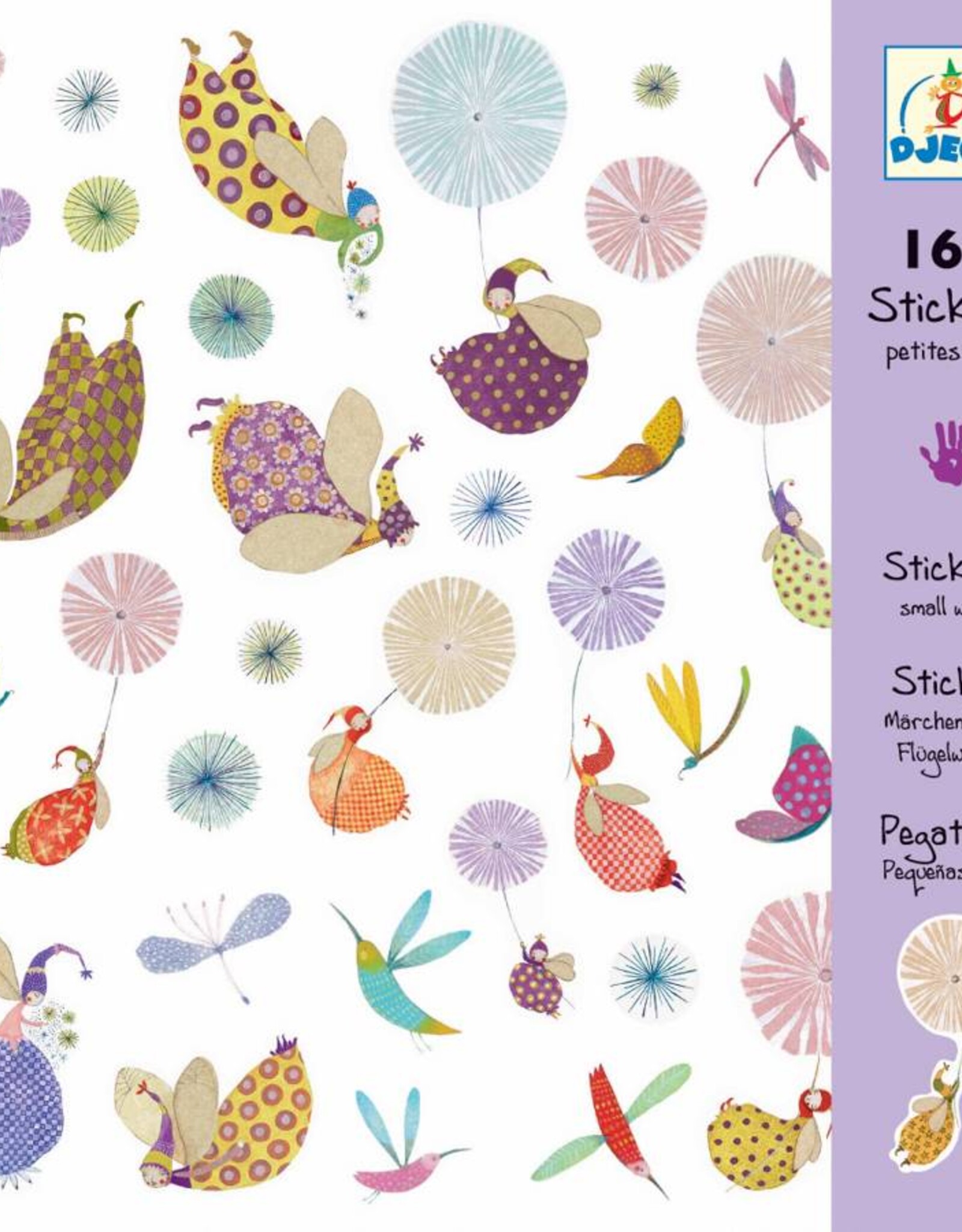 Djeco Speelgoed Stickers Kleine vleugels