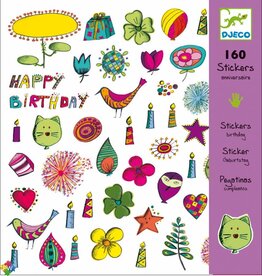 Djeco Speelgoed Stickers Verjaardag