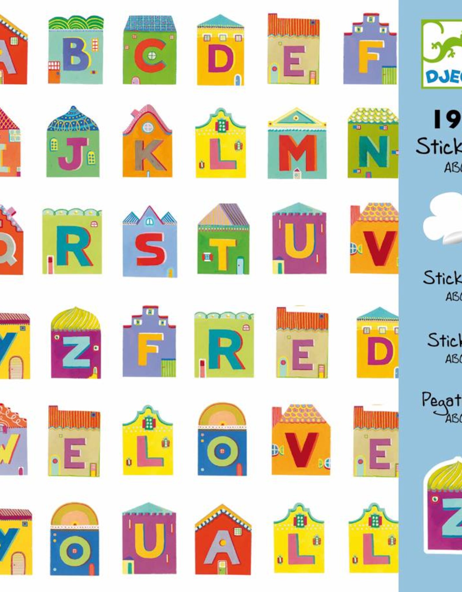 Djeco Speelgoed Stickers ABC